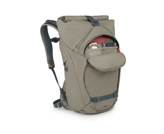 Рюкзак туристический Osprey Metron 22 Roll Top Pack tan concrete O/S (009.3118), изображение 4 Рюкзак туристический Osprey Metron 22 Roll Top Pack tan concrete O/S (009.3118), изображение 4