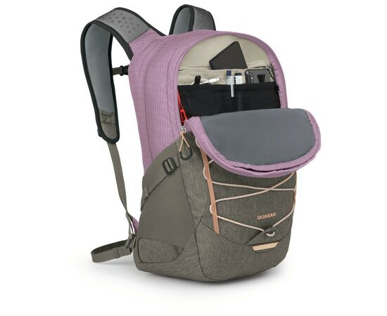 Рюкзак туристический Osprey Quasar 26 pashmina/tan concrete O/S (009.3647), изображение 4 Рюкзак туристический Osprey Quasar 26 pashmina/tan concrete O/S (009.3647), изображение 4