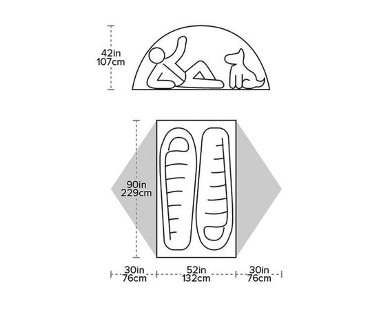 Палатка Big Agnes Blacktail 2 green (021.0071), изображение 5 Палатка Big Agnes Blacktail 2 green (021.0071), изображение 5