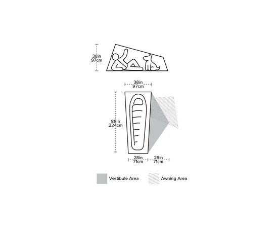 Намет Big Agnes Copper Spur HV UL1 orange (021.0058), зображення 6