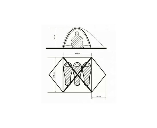Намет Turbat Намет Turbat Borzhava 3 yellow - жовтий (012.005.0137), зображення 9