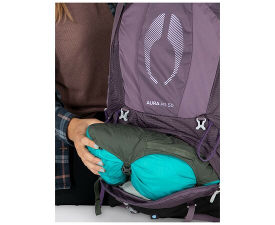 Рюкзак туристический Osprey Aura AG 50 enchantment purple WM/L (009.2806), изображение 8 Рюкзак туристический Osprey Aura AG 50 enchantment purple WM/L (009.2806), изображение 8