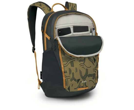 Рюкзак туристический Osprey Axis 24 find the way print/black O/S (009.3651), изображение 4 Рюкзак туристический Osprey Axis 24 find the way print/black O/S (009.3651), изображение 4