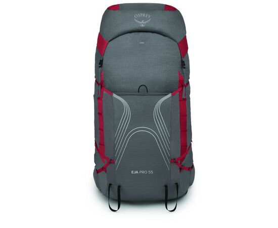 Рюкзак туристический Osprey Eja Pro 55 dale grey/poinsettia red WXS/S (009.3300), изображение 2 Рюкзак туристический Osprey Eja Pro 55 dale grey/poinsettia red WXS/S (009.3300), изображение 2