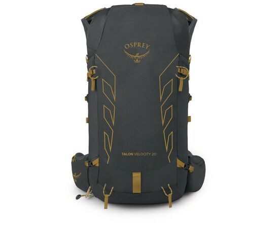 Рюкзак туристический Osprey Talon Velocity 20 dark charcoal/tumbleweed yellow S/M (009.3546), изображение 2 Рюкзак туристический Osprey Talon Velocity 20 dark charcoal/tumbleweed yellow S/M (009.3546), изображение 2