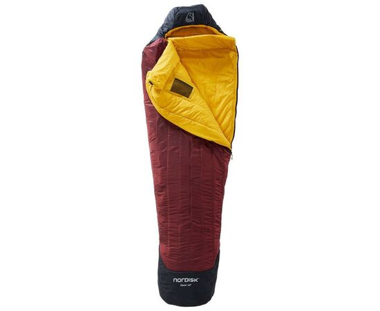 Спальный мешок Nordisk Oscar -10° Mummy Large rio red/mustard yellow/black (032.0001), изображение 2 Спальный мешок Nordisk Oscar -10° Mummy Large rio red/mustard yellow/black (032.0001), изображение 2