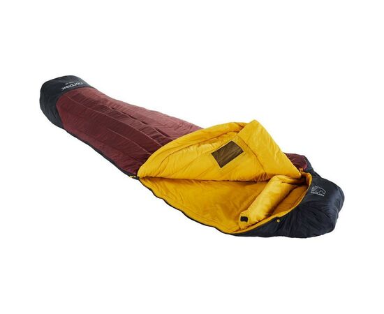 Спальный мешок Nordisk Oscar -10° Mummy Large rio red/mustard yellow/black (032.0001), изображение 3 Спальный мешок Nordisk Oscar -10° Mummy Large rio red/mustard yellow/black (032.0001), изображение 3