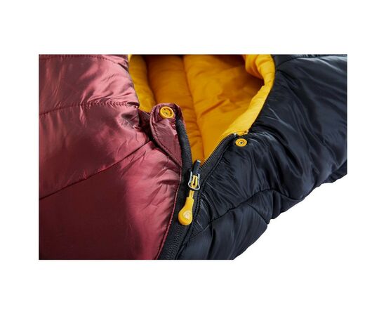 Спальный мешок Nordisk Oscar -10° Mummy Large rio red/mustard yellow/black (032.0001), изображение 8 Спальный мешок Nordisk Oscar -10° Mummy Large rio red/mustard yellow/black (032.0001), изображение 8