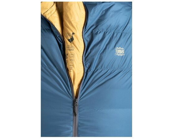 Спальный мешок Turbat Kuk пуховий 700 legion blue/dark cheddar 195 см (012.005.0368), изображение 9 Спальный мешок Turbat Kuk пуховий 700 legion blue/dark cheddar 195 см (012.005.0368), изображение 9