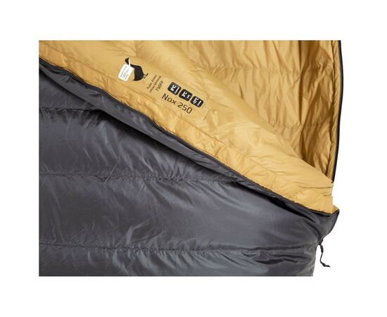 Спальный мешок Turbat Nox пуховий 250 grey/cheddar orange 185 см (012.005.0396), изображение 4 Спальный мешок Turbat Nox пуховий 250 grey/cheddar orange 185 см (012.005.0396), изображение 4