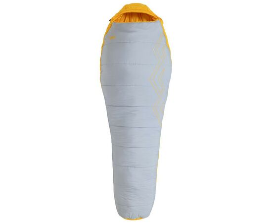 Спальний мішок Turbat Nox пуховий 400 grey/cheddar orange 185 см (012.005.0394)