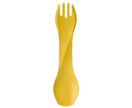 Ложка-вилка туристическая Humangear GoBites Uno yellow (022.0067)