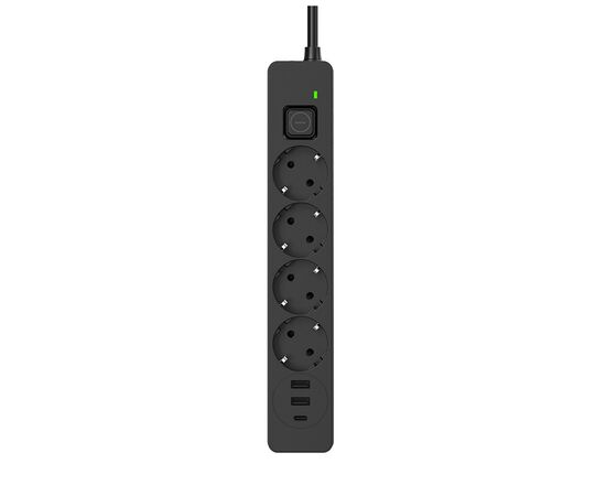 Сетевой фильтр питания ColorWay CW-CHE432PDB, 4 розетки/3USB 2M (CW-CHE432PDB), изображение 5 Сетевой фильтр питания ColorWay CW-CHE432PDB, 4 розетки/3USB 2M (CW-CHE432PDB), изображение 5