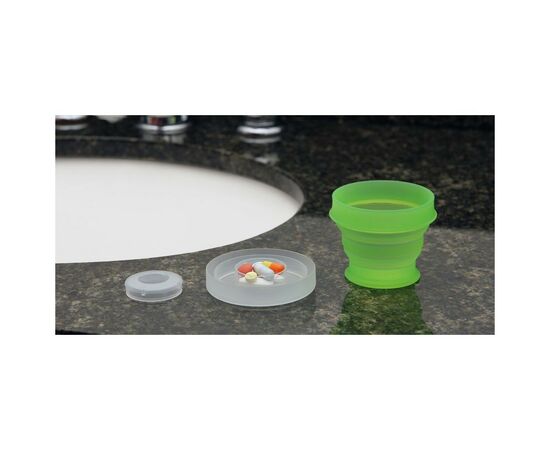 Чашка туристическая Humangear GoCup Medium green (022.0104), изображение 6 Чашка туристическая Humangear GoCup Medium green (022.0104), изображение 6