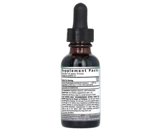 Трави Nature's Answer Екстракт кори йохімбе без спирту, 1000мг, Yohimbe Bark, 30мл (NTA-00687), зображення 2 Трави Nature's Answer Екстракт кори йохімбе без спирту, 1000мг, Yohimbe Bark, 30мл (NTA-00687), зображення 2