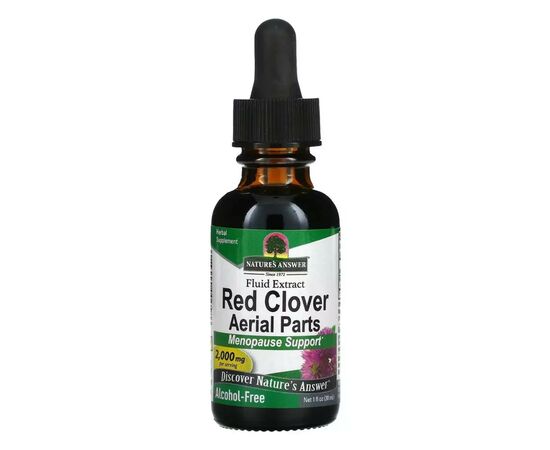 Травы Nature's Answer Экстракт красного клевера без спирта, 2000 мг, Red Clover Aerial P (NTA-00658)