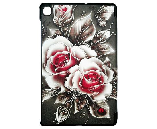 Чехол для планшета BeCover Smart Case Samsung Tab S6 Lite (2024) 10.4" P620/P625/P627 Black Rose (711286), изображение 2 Чехол для планшета BeCover Smart Case Samsung Tab S6 Lite (2024) 10.4" P620/P625/P627 Black Rose (711286), изображение 2