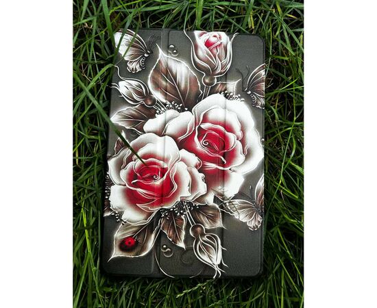 Чехол для планшета BeCover Smart Case Samsung Tab S6 Lite (2024) 10.4" P620/P625/P627 Black Rose (711286), изображение 5 Чехол для планшета BeCover Smart Case Samsung Tab S6 Lite (2024) 10.4" P620/P625/P627 Black Rose (711286), изображение 5