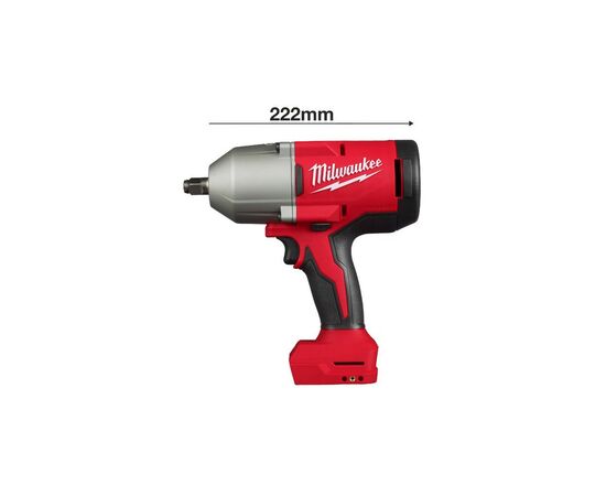 Гайковерт Milwaukee 1/2", M18 BLHIWF12-0X, 1627Нм, HD кейс (без АКБ и ЗУ) (4933492787), изображение 3 Гайковерт Milwaukee 1/2", M18 BLHIWF12-0X, 1627Нм, HD кейс (без АКБ и ЗУ) (4933492787), изображение 3