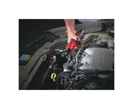 Гайковерт Milwaukee угловой 1/4", M12 IR-201B, 40Нм, 2x2Ah (4933441725), изображение 6