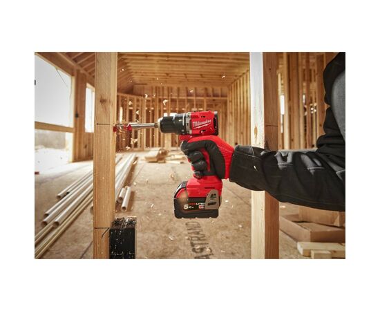 Шуруповерт Milwaukee ударный M18 BLPDRC-202C, 60.5 Нм, 2x2Ah, кейс (4933492822), изображение 4 Шуруповерт Milwaukee ударный M18 BLPDRC-202C, 60.5 Нм, 2x2Ah, кейс (4933492822), изображение 4