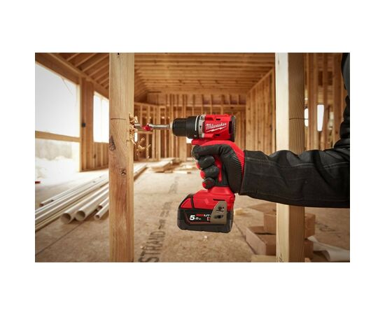 Шуруповерт Milwaukee ударный M18 BLPDRC-202C, 60.5 Нм, 2x2Ah, кейс (4933492822), изображение 6 Шуруповерт Milwaukee ударный M18 BLPDRC-202C, 60.5 Нм, 2x2Ah, кейс (4933492822), изображение 6