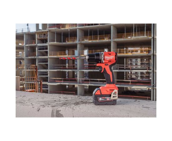 Шуруповерт Milwaukee ударный M18 BLPDRC-202C, 60.5 Нм, 2x2Ah, кейс (4933492822), изображение 7 Шуруповерт Milwaukee ударный M18 BLPDRC-202C, 60.5 Нм, 2x2Ah, кейс (4933492822), изображение 7