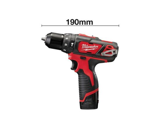Шуруповерт Milwaukee M12 BPD-202C, 2x2Ah, кейс (4933441940), изображение 2 Шуруповерт Milwaukee M12 BPD-202C, 2x2Ah, кейс (4933441940), изображение 2