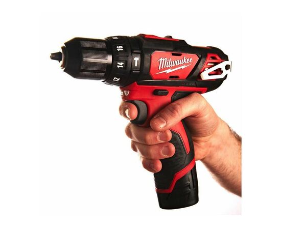 Шуруповерт Milwaukee M12 BPD-202C, 2x2Ah, кейс (4933441940), изображение 8 Шуруповерт Milwaukee M12 BPD-202C, 2x2Ah, кейс (4933441940), изображение 8