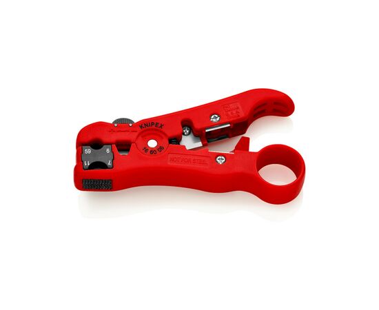 Съемник изоляции KNIPEX для коаксиального и дата-кабеля (16 60 06 SB)
