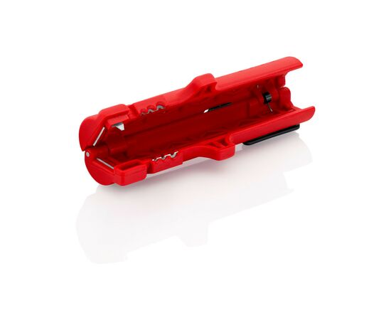 Съемник изоляции KNIPEX для плоского и круглого кабеля (16 64 125 SB), изображение 2 Съемник изоляции KNIPEX для плоского и круглого кабеля (16 64 125 SB), изображение 2