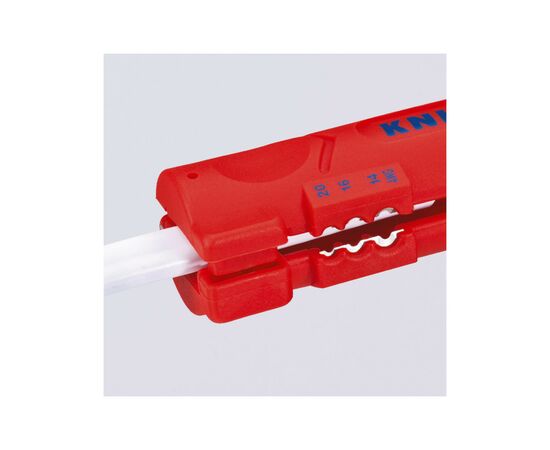 Съемник изоляции KNIPEX для плоского и круглого кабеля (16 64 125 SB), изображение 4 Съемник изоляции KNIPEX для плоского и круглого кабеля (16 64 125 SB), изображение 4