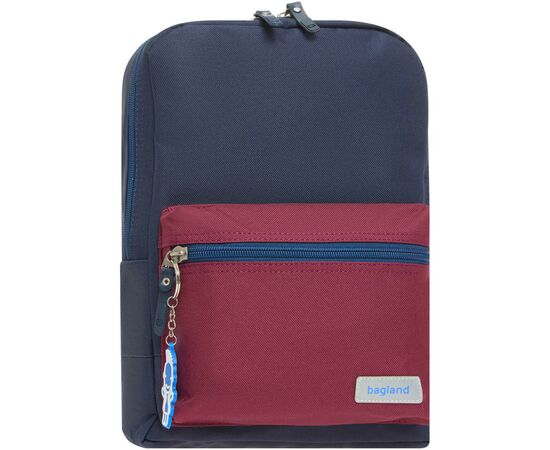 Рюкзак школьный Bagland Молодежный Mini 330 Чернильный/Вишня 8 л (0050866) (64891023)
