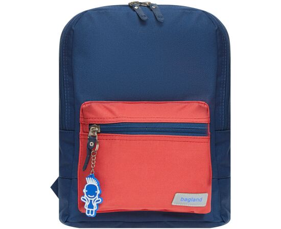 Рюкзак школьный Bagland Молодежный Mini Синий/Красный 8 л (0050866) (6489258)
