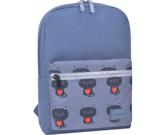 Рюкзак школьный Bagland Молодежный Mini 750 Серый 8 л (0050866) (648911782)