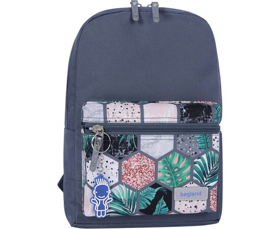 Рюкзак школьный Bagland Молодежный Mini 757 Серый 8 л (0050866) (648911784)