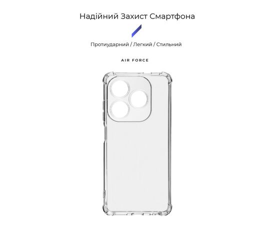 Чохол до мобільного телефона Armorstandart Air Force Tecno Spark 20 (KJ5n) Camera cover Transparent (ARM77679), зображення 3 Чохол до мобільного телефона Armorstandart Air Force Tecno Spark 20 (KJ5n) Camera cover Transparent (ARM77679), зображення 3