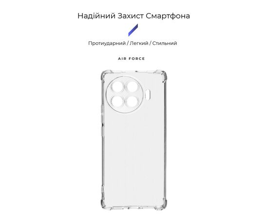 Чехол для мобильного телефона Armorstandart Air Force Tecno Spark 20 Pro+ (KJ7) Camera cover Transparent (ARM75506), изображение 3