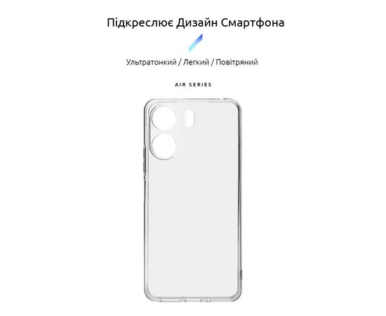 Чехол для мобильного телефона Armorstandart Air Xiaomi Redmi 13C 4G / Poco C65 Camera cover Clear (ARM78478), изображение 3