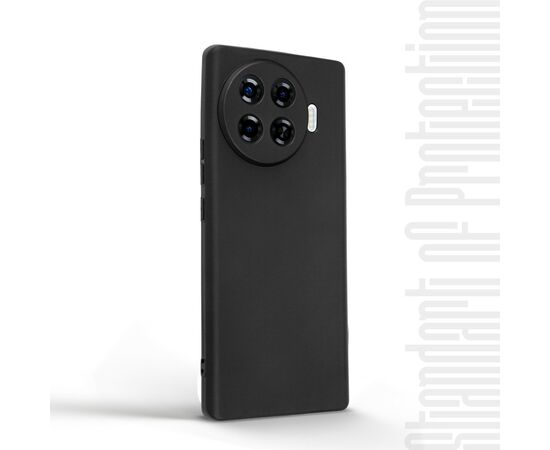 Чехол для мобильного телефона Armorstandart Matte Slim Fit Tecno Spark 20 Pro+ (KJ7) Camera cover Black (ARM75493), изображение 2 Чехол для мобильного телефона Armorstandart Matte Slim Fit Tecno Spark 20 Pro+ (KJ7) Camera cover Black (ARM75493), изображение 2