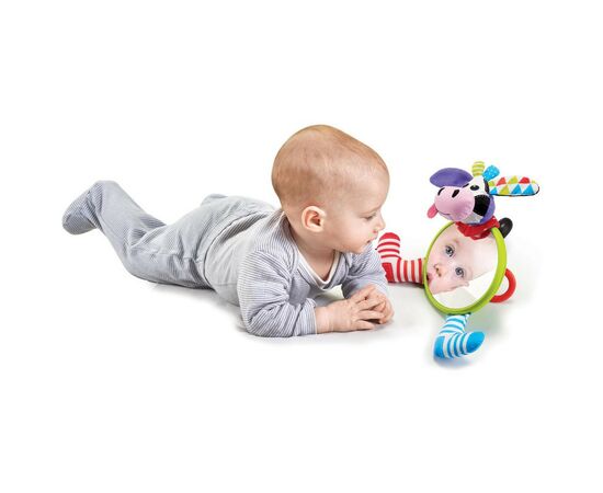 Развивающая игрушка Yookidoo Мое первое зеркальце Коровка (25306), изображение 2 Развивающая игрушка Yookidoo Мое первое зеркальце Коровка (25306), изображение 2