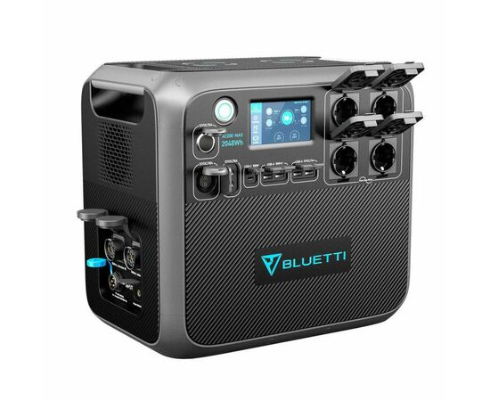 Зарядная станция BLUETTI 2200W AC200MAX Solar (AC200MAX), изображение 6 Зарядная станция BLUETTI 2200W AC200MAX Solar (AC200MAX), изображение 6