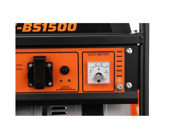 Генератор 2E 220V, 1 фаза, 0.8/1kW, ручний старт (2E-BS1500), изображение 11 Генератор 2E 220V, 1 фаза, 0.8/1kW, ручний старт (2E-BS1500), изображение 11