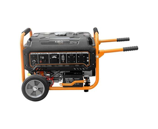 Генератор Neo Tools 230V, 1 фаза, 2.8/3kW, електростарт, AVR (04-730), изображение 5 Генератор Neo Tools 230V, 1 фаза, 2.8/3kW, електростарт, AVR (04-730), изображение 5