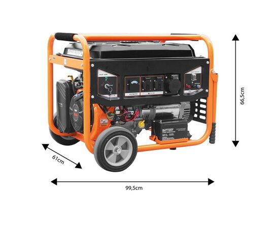 Генератор Neo Tools 230V, 1 фаза, 6/6.5kW, електростарт, AVR (04-731), изображение 8 Генератор Neo Tools 230V, 1 фаза, 6/6.5kW, електростарт, AVR (04-731), изображение 8