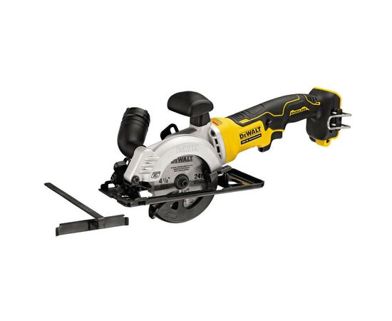 Дисковая пила DeWALT 18В XR Li-Ion, бесщёточная, 115х9.5 мм (без АКБ и ЗУ) (DCS571N), изображение 2 Дисковая пила DeWALT 18В XR Li-Ion, бесщёточная, 115х9.5 мм (без АКБ и ЗУ) (DCS571N), изображение 2