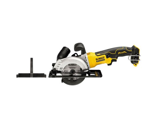 Дисковая пила DeWALT 18В XR Li-Ion, бесщёточная, 115х9.5 мм (без АКБ и ЗУ) (DCS571N), изображение 3 Дисковая пила DeWALT 18В XR Li-Ion, бесщёточная, 115х9.5 мм (без АКБ и ЗУ) (DCS571N), изображение 3