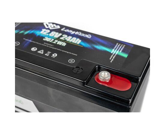 Батарея LiFePo4 Longttech LiFePO4 12.8V - 24Ah (LAR1224-LT20-R32), изображение 7 Батарея LiFePo4 Longttech LiFePO4 12.8V - 24Ah (LAR1224-LT20-R32), изображение 7