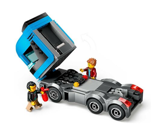 Конструктор LEGO City Вантажівка-транспортер зі спортивними авто (60408), зображення 5 Конструктор LEGO City Вантажівка-транспортер зі спортивними авто (60408), зображення 5