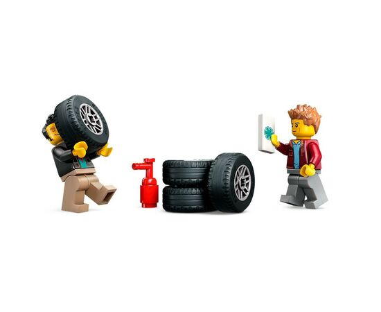 Конструктор LEGO City Вантажівка-транспортер зі спортивними авто (60408), зображення 6 Конструктор LEGO City Вантажівка-транспортер зі спортивними авто (60408), зображення 6